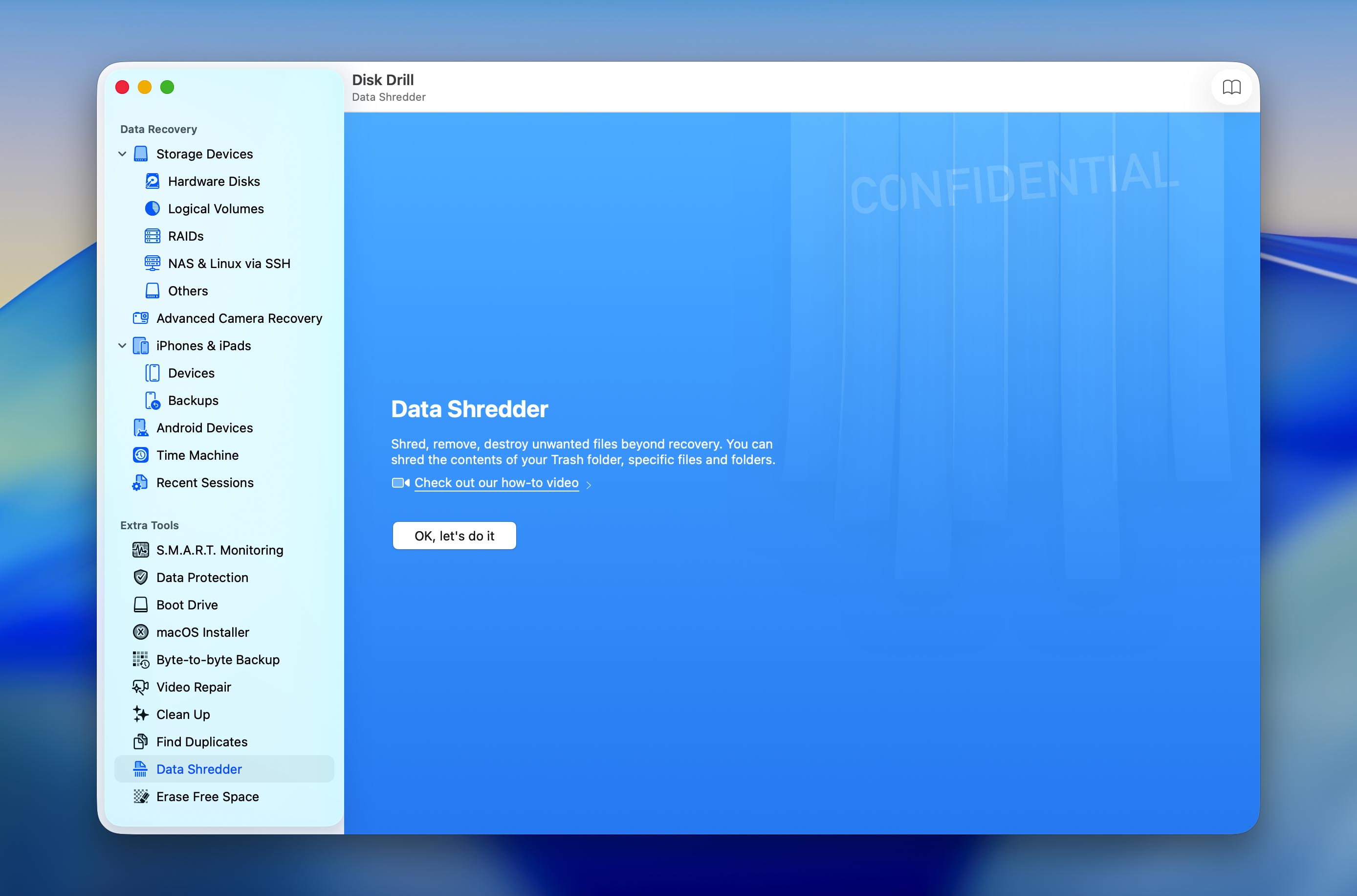 data shredder module